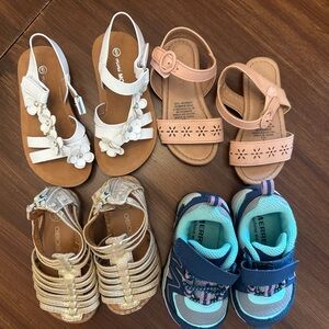 Lot of Toddler Shoes Size 5 and 6 - Merrell, old navy, and more